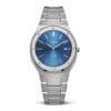 silver blue mens luxury unisex watch