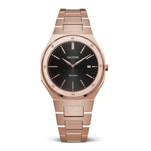 rose gold mens watch