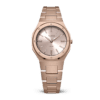 Rose gold womens watch with rose gold dial