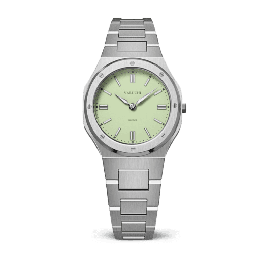 Silver Green Women's Watch