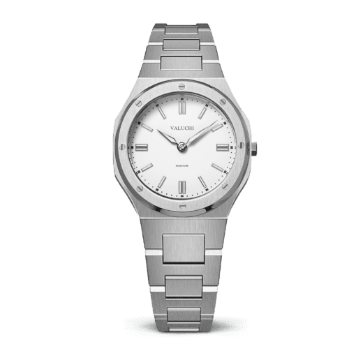 Silver White Women's Watch