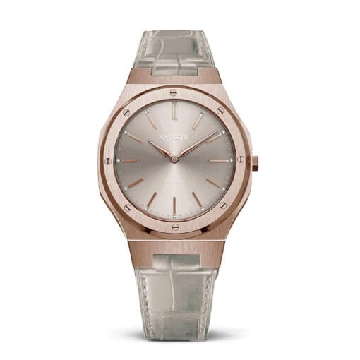 beige luxury women's watch